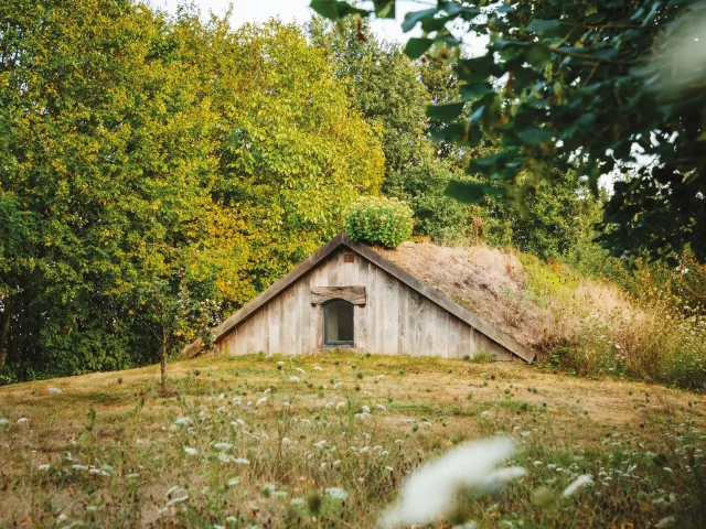 L’écolodge La Belle Verte à La Pihourdière, Saint-M’Hervé