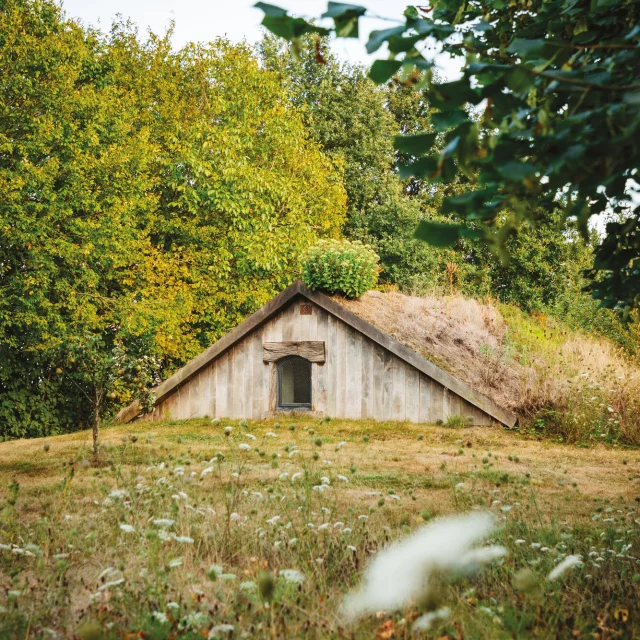 L’écolodge La Belle Verte à La Pihourdière, Saint-M’Hervé
