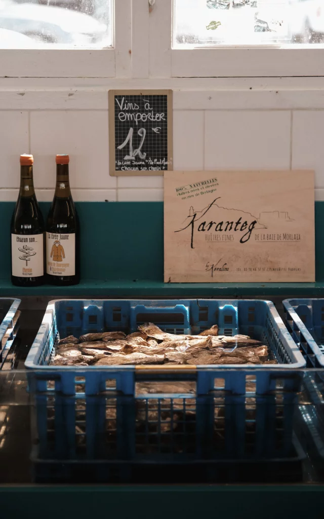 Plougastel Daoulas - Vivier de Keraliou - Cuisine - Bacs à huître