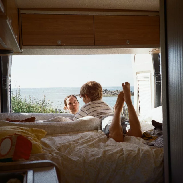 Plouarzel - Porsmoguer - Van - Vanlife - Mère