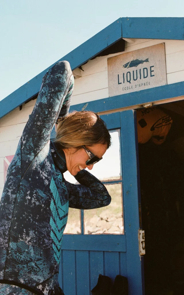 Agathe Chardon, Liquide Ecole d'apnée